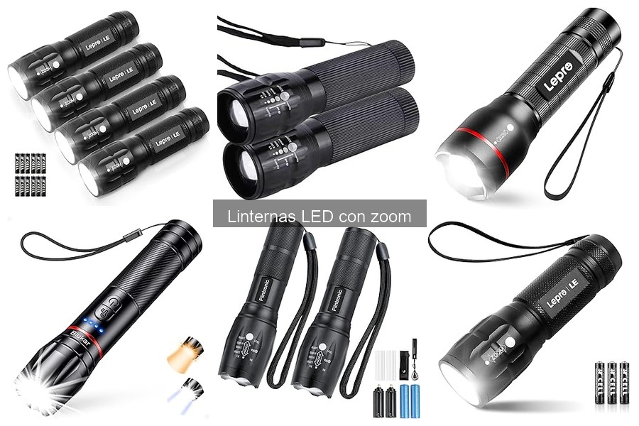 ¿Qué son las linternas LED con zoom? Características y ventajas