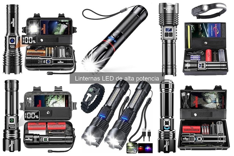 ¿Qué son las linternas LED de alta potencia? Características y ventajas