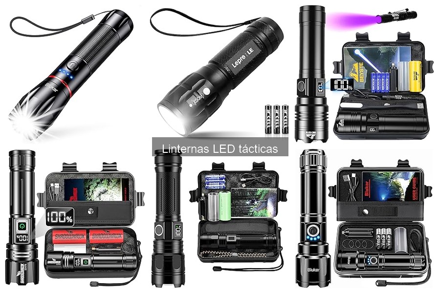 ¿Qué son las linternas LED tácticas? Características y usos