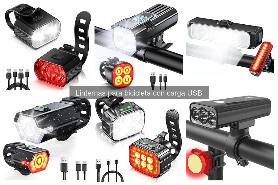 ¿Qué son las linternas para bicicleta con carga USB?