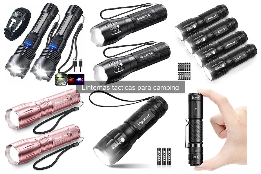 ¿Qué son las linternas tácticas para camping? Guía completa