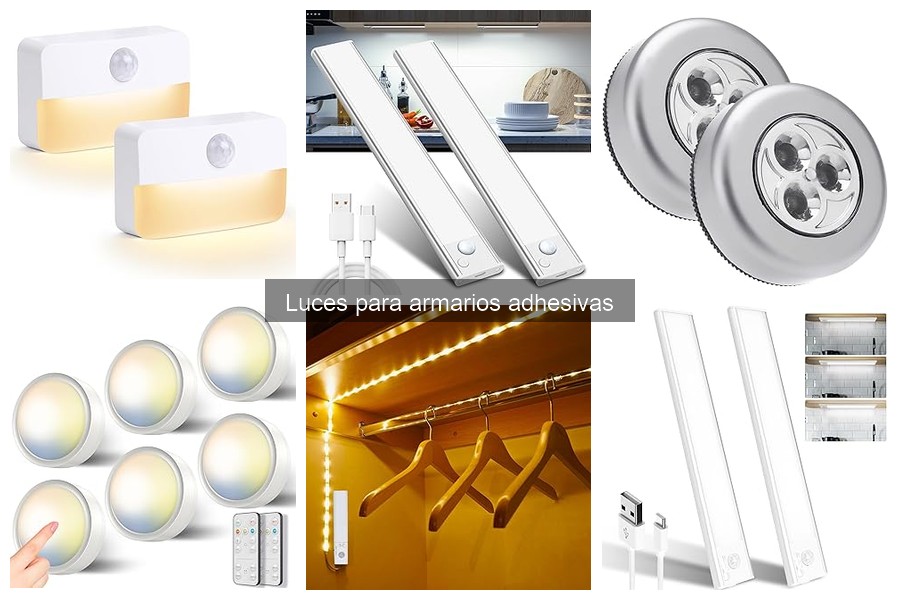¿Qué son las luces adhesivas para armarios? Características y usos