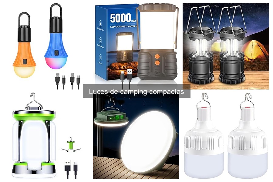 ¿Qué son las luces de camping compactas? Características y Usos