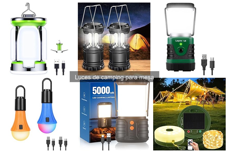 ¿Qué son las luces de camping para mesa? Guía Completa