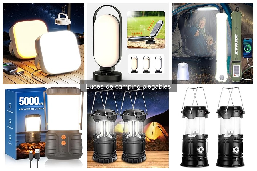 ¿Qué son las luces de camping plegables? Características y usos