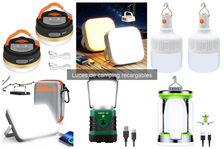 ¿Qué son las luces de camping recargables? Ventajas y características