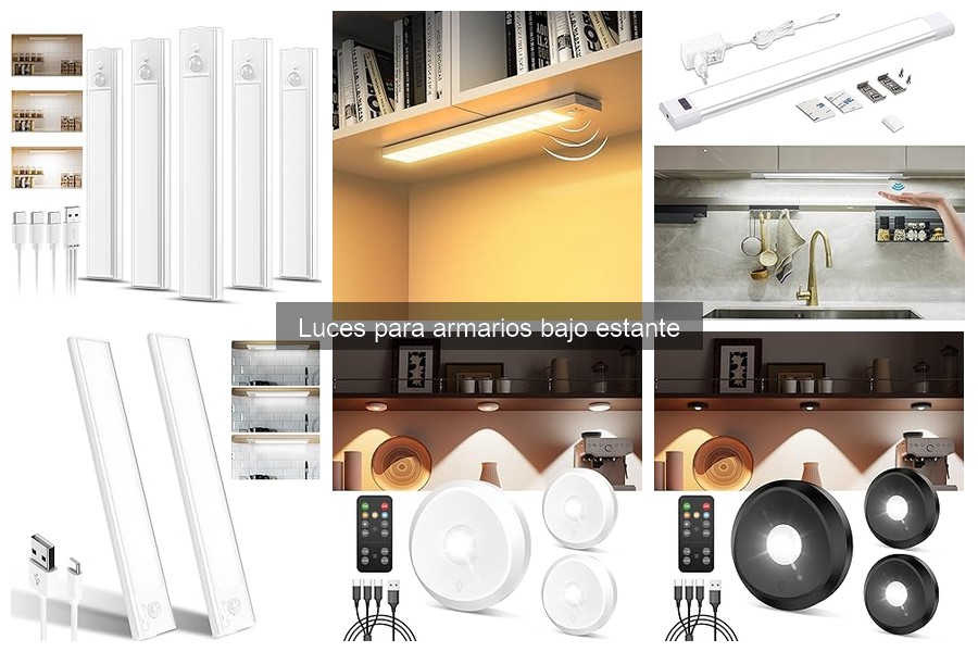 ¿Qué son las luces para armarios bajo estante? Explicación