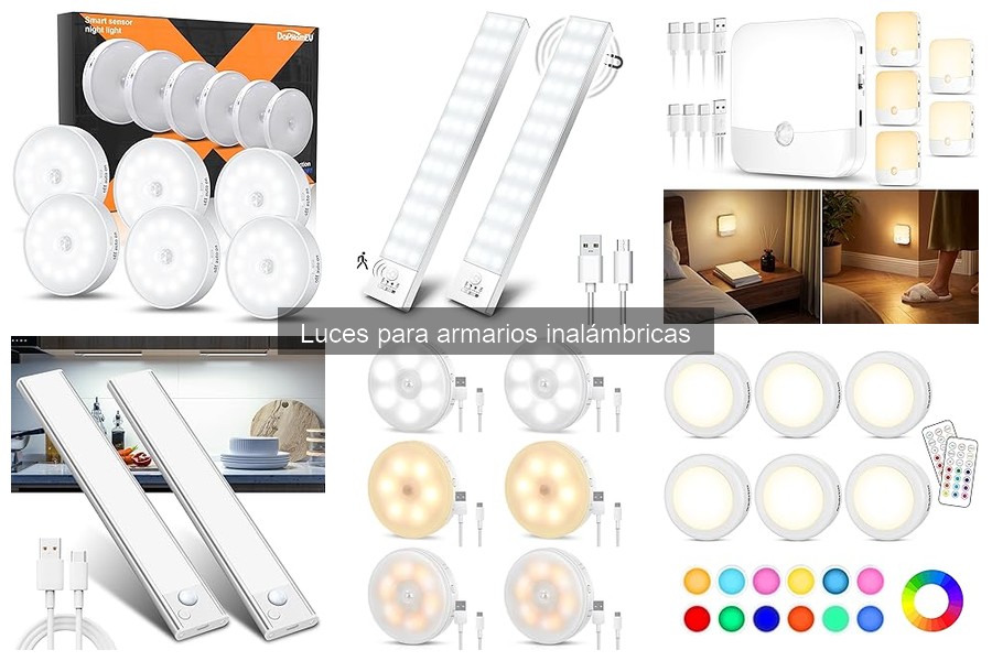 ¿Qué son las luces para armarios inalámbricas? Descúbrelo aquí