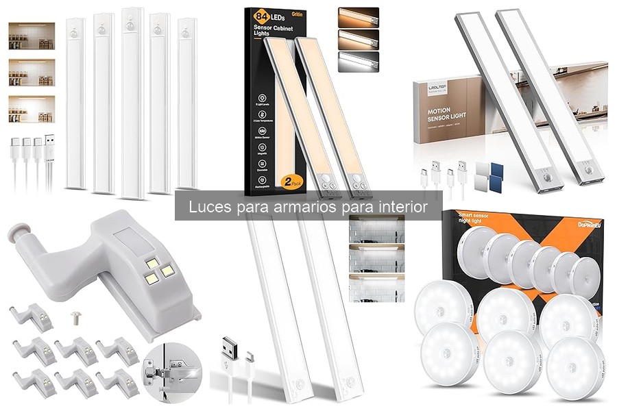 ¿Qué son las luces para armarios? Tipos y Funcionamiento