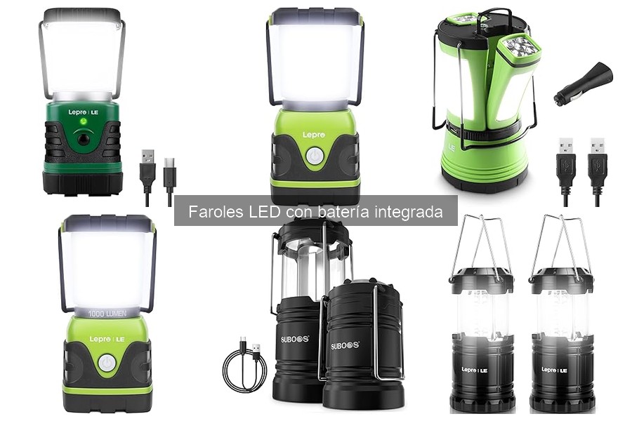 ¿Qué son los faroles LED con batería integrada? Guía rápida