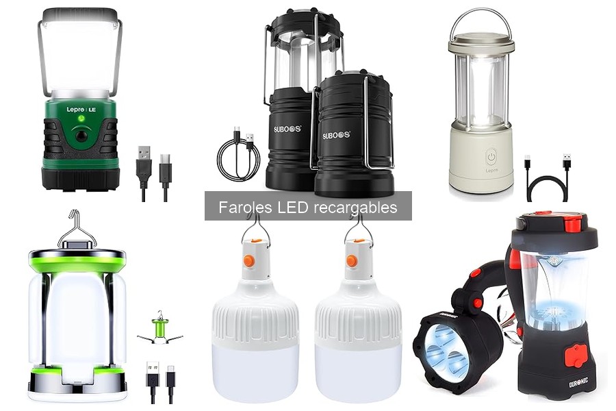 ¿Qué son los faroles LED recargables? Beneficios y características