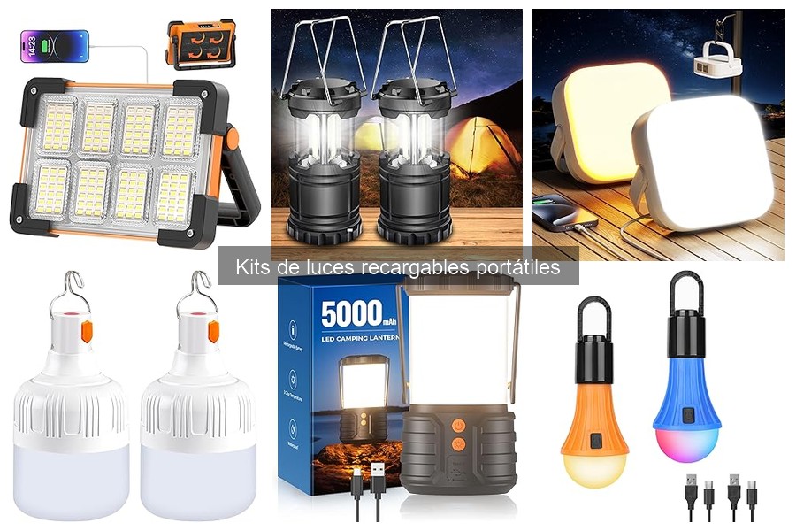 Qué son los kits de luces recargables portátiles