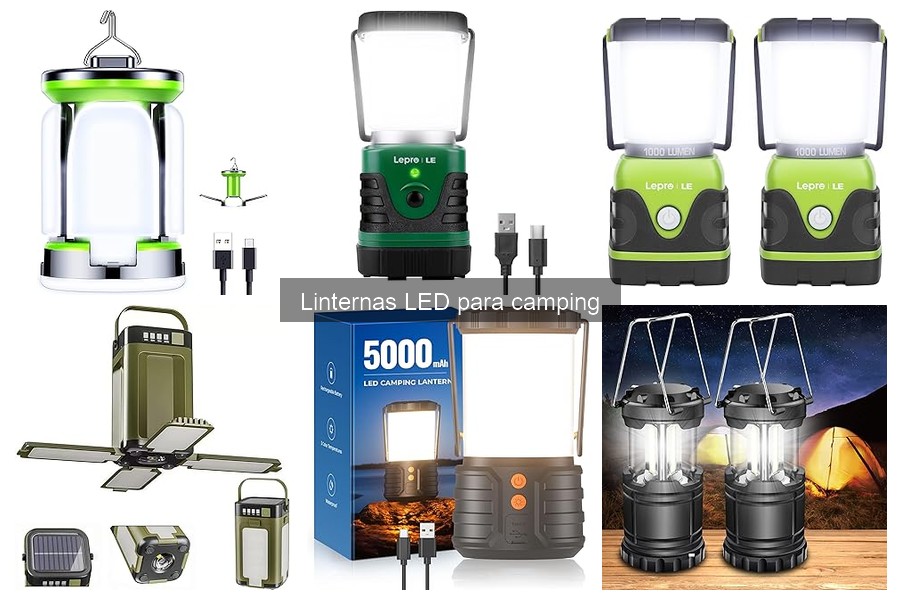 Rango de precios de linternas LED para camping