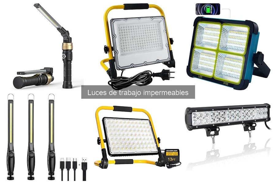 Rango de precios de luces de trabajo impermeables
