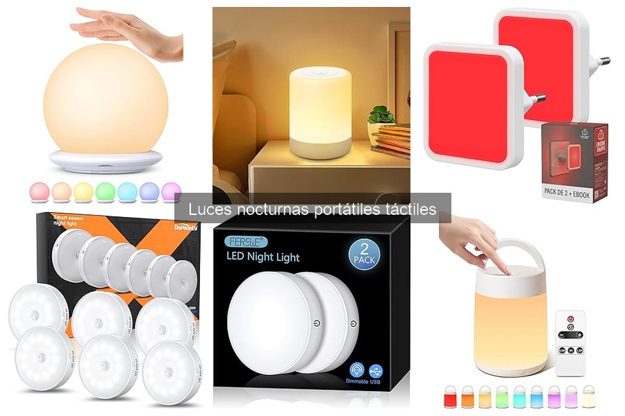 Soluciona problemas comunes en luces nocturnas táctiles