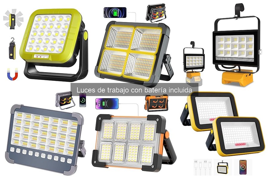** Soluciones a Problemas Comunes de Luces de Trabajo con Batería