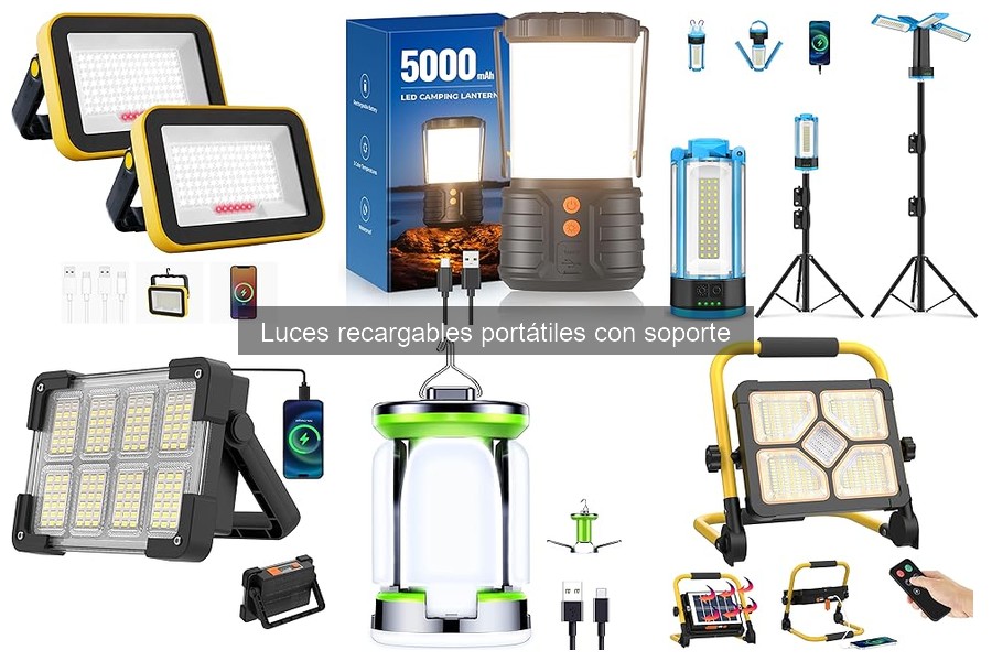 Soluciones a Problemas Comunes de Luces Recargables Portátiles