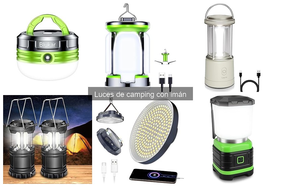 Soluciones para problemas de luces de camping con imán