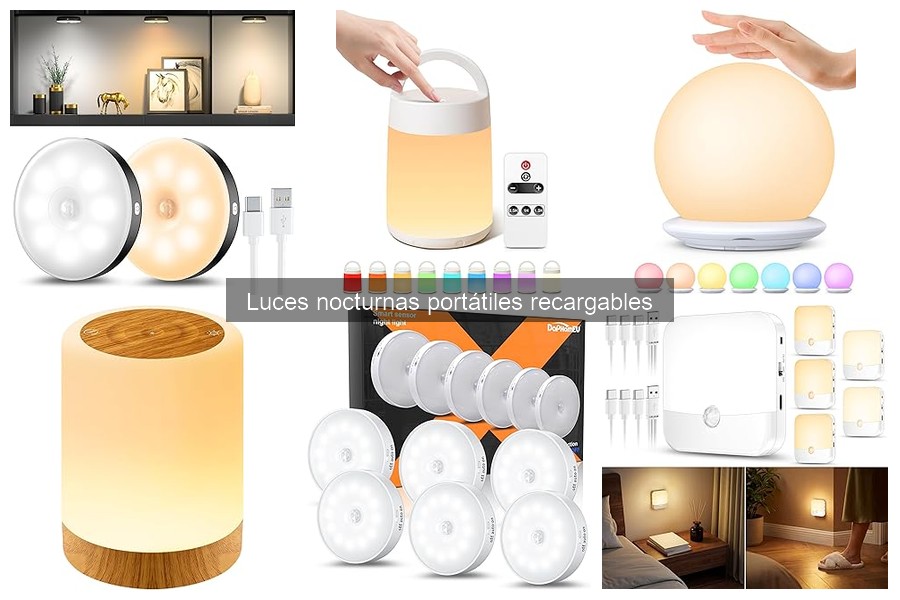 Testimonios sobre luces nocturnas portátiles recargables