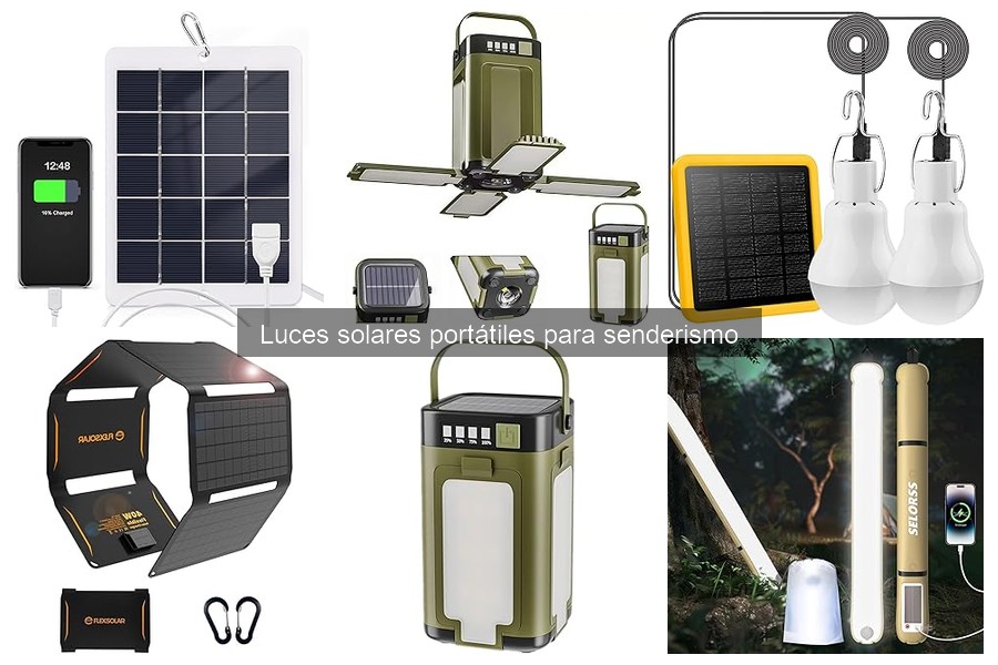 Testimonios sobre luces solares portátiles para senderismo