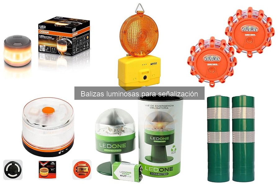 Tipos de balizas luminosas: aplicaciones y usos específicos