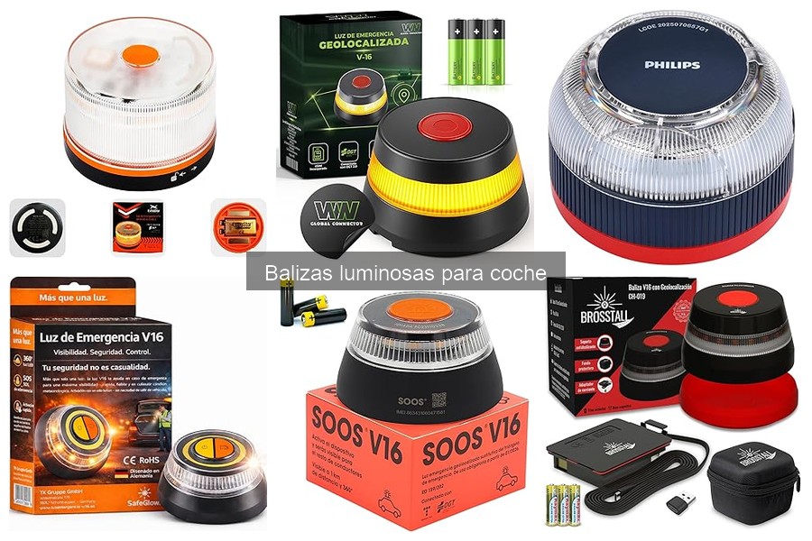 Tipos de balizas luminosas para coche: guía completa