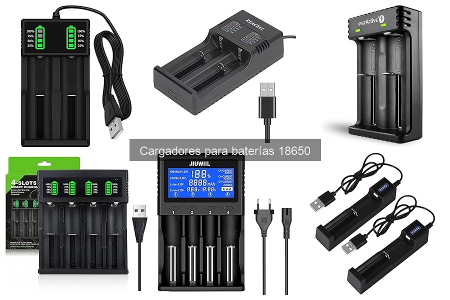 Tipos de cargadores para baterías 18650: Guía completa