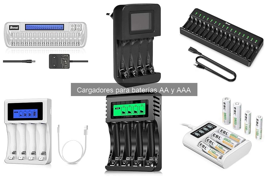 Tipos de cargadores para baterías AA y AAA: Guía completa