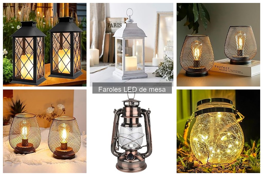 Tipos de Faroles LED de Mesa: Guía Completa y Usos