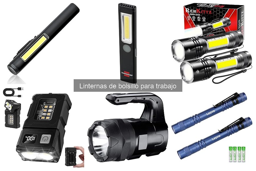 Tipos de linternas de bolsillo para trabajo: guía completa