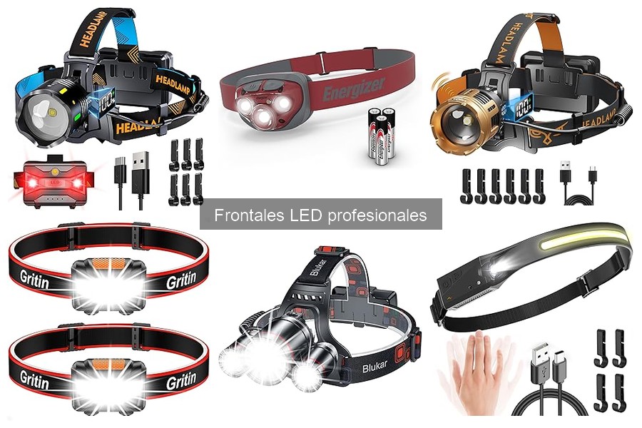 Tipos de linternas frontales LED y sus diferencias