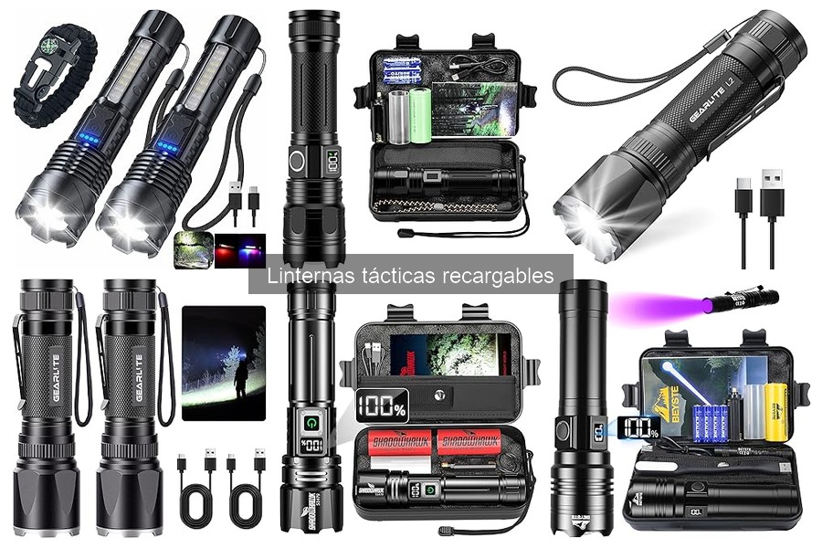 Tipos de Linternas Tácticas Recargables y sus Usos