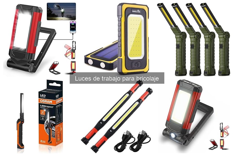 Tipos de luces de trabajo para bricolaje: Guía completa