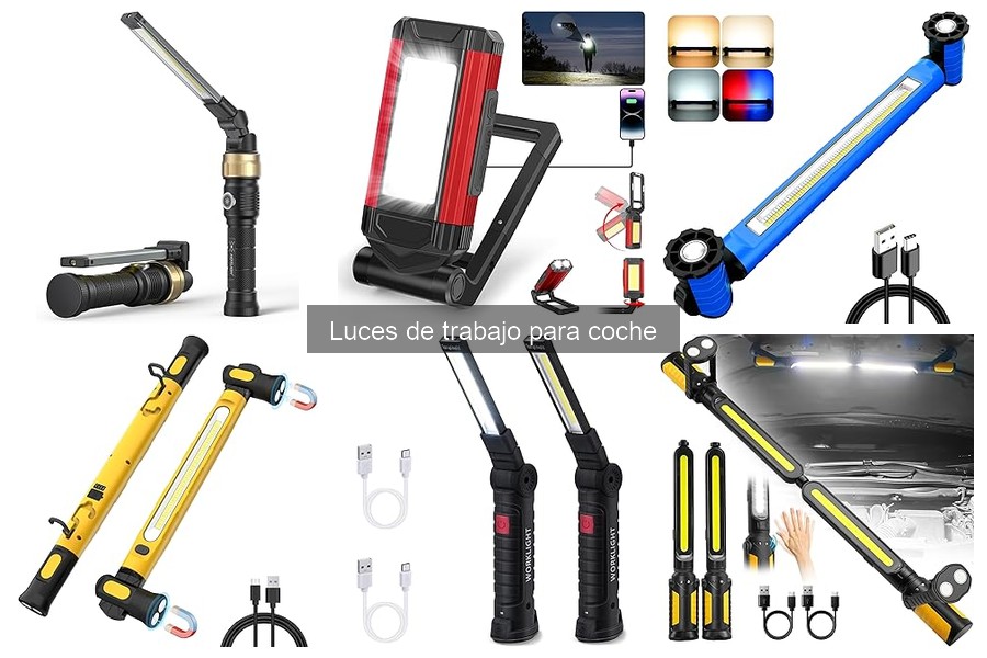 Tipos de luces de trabajo para coche: LED, halógenas y más