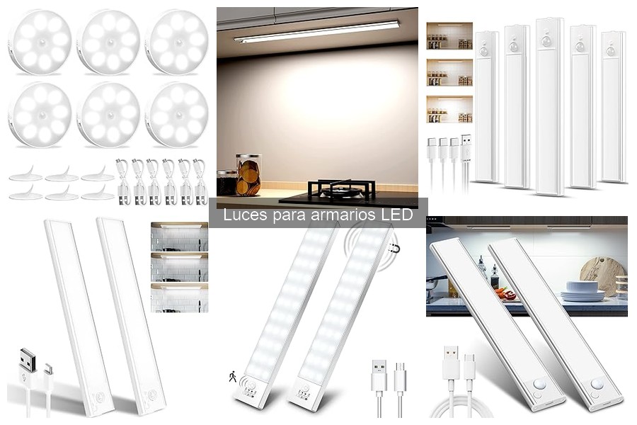 Tipos de luces LED para armarios: opciones y características