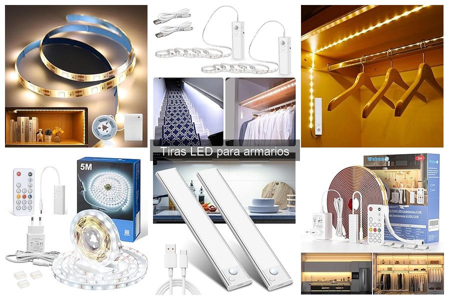 Tiras LED para armarios oscuros: ¿Cuál es la mejor opción?