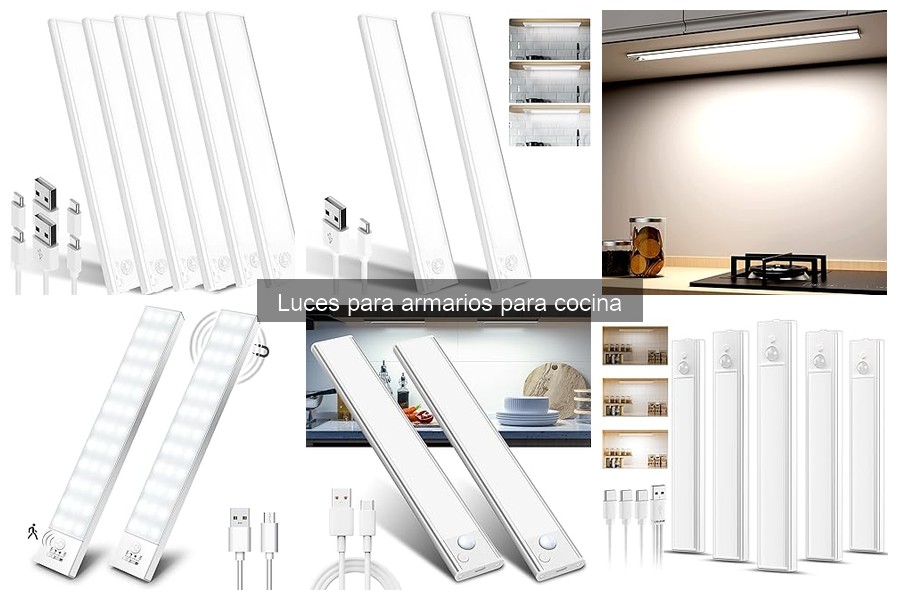 Todo sobre las luces para armarios de cocina