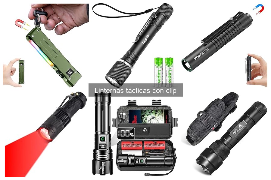 Uso Eficiente de Linternas Tácticas con Clip
