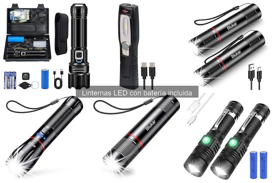 Usos creativos de las linternas LED con batería incluida