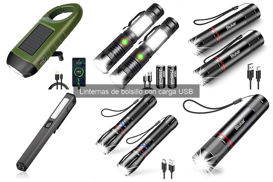 Usos creativos de linternas de bolsillo con carga USB