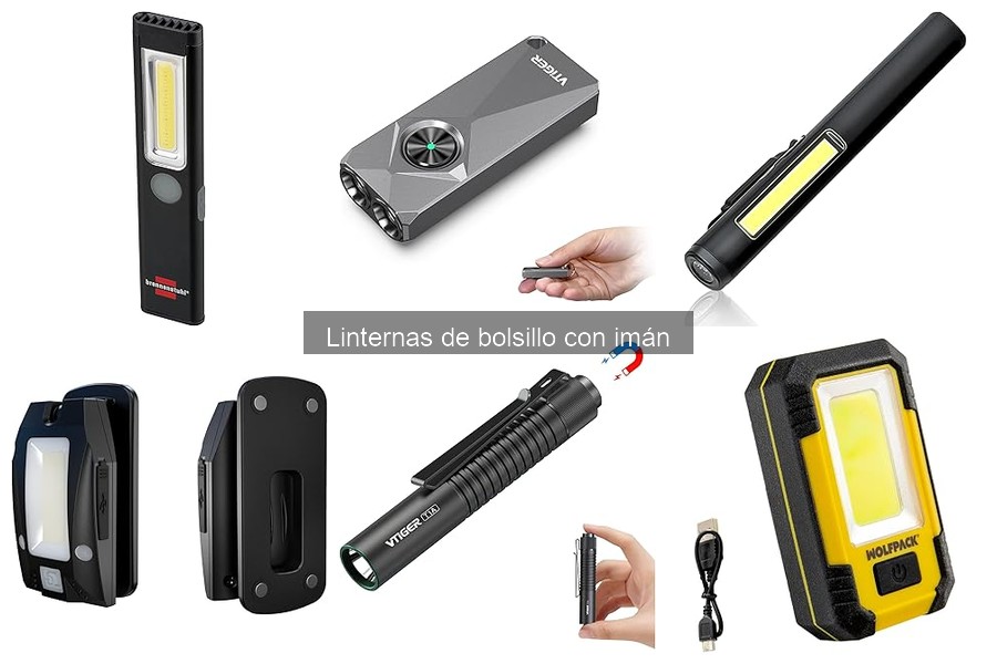 Usos creativos de linternas de bolsillo con imán
