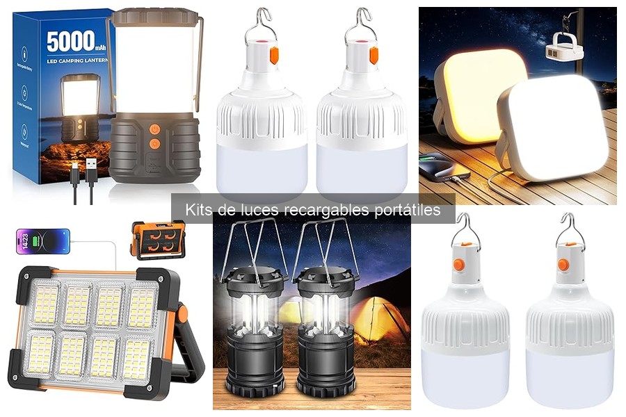 Ventajas de Kits de Luces Recargables Portátiles para Iluminación