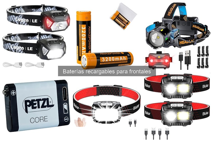 Ventajas de las Baterías Recargables en Linternas Frontales