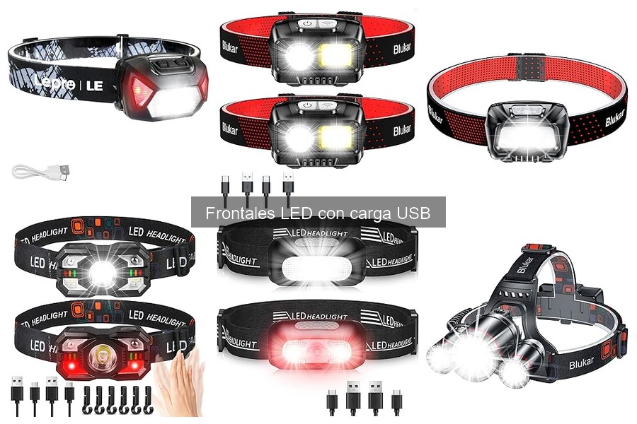 Ventajas de las Linternas Frontales LED con Carga USB
