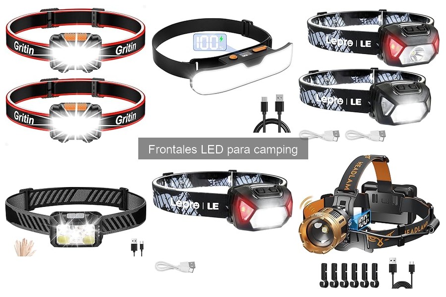 Ventajas de las linternas frontales LED para camping