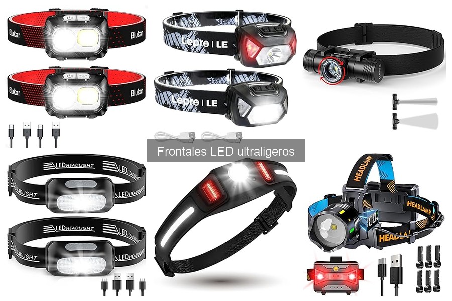 Ventajas de las Linternas Frontales LED Ultraligeras