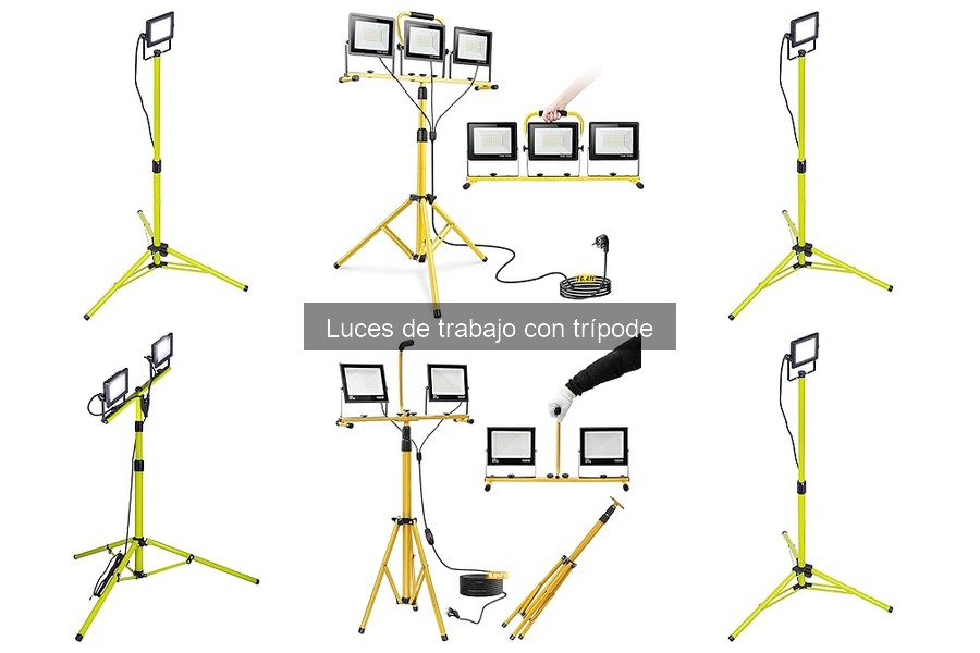 Ventajas de las luces de trabajo con trípode frente a otras