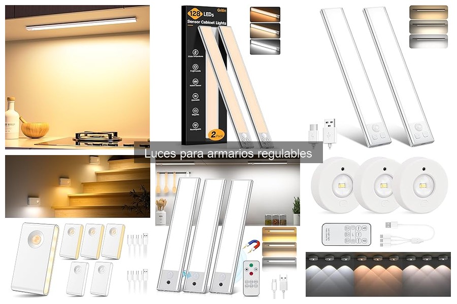 Ventajas de las luces LED regulables para armarios