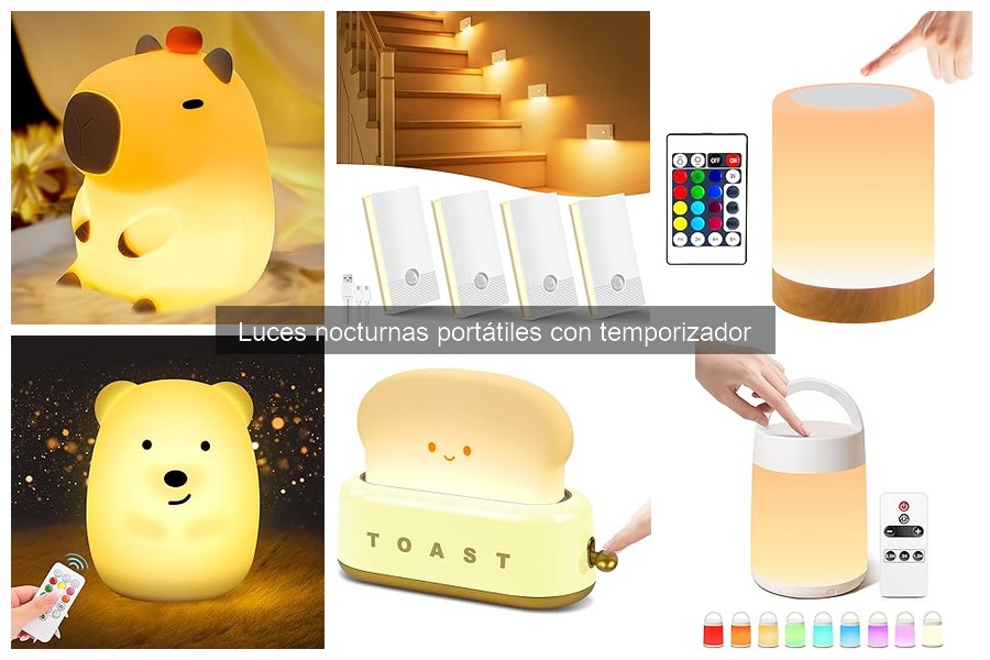 Ventajas de las Luces Nocturnas Portátiles con Temporizador