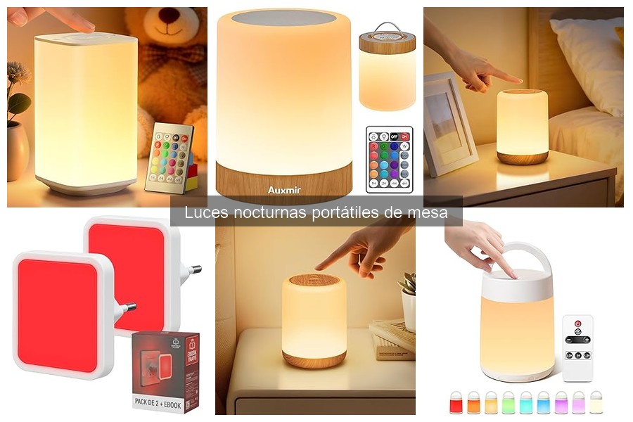 Ventajas de las luces nocturnas portátiles de mesa